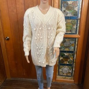 Vintage Bonwit Teller Hand Knit Sweater